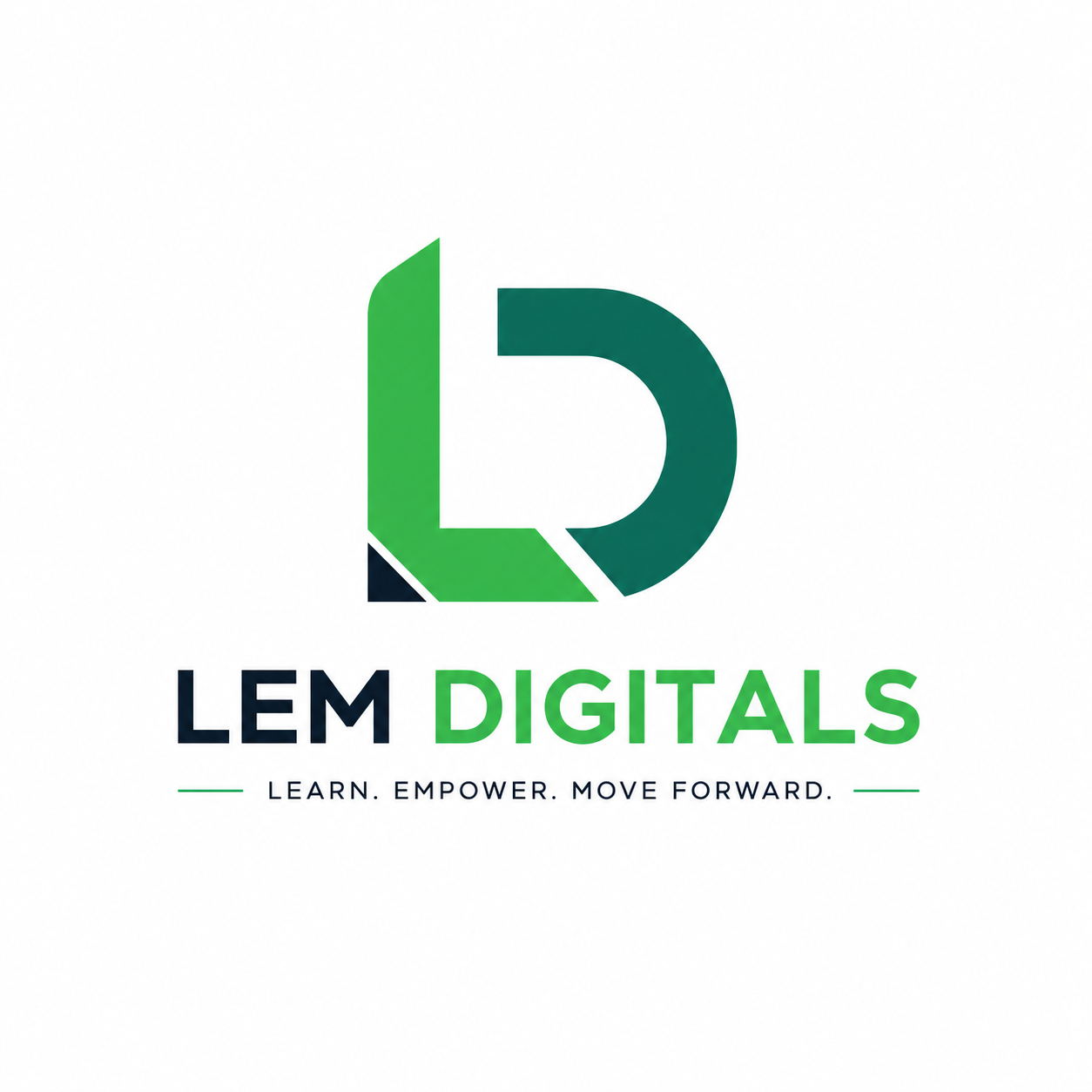 Lem Digitals logo and tagline